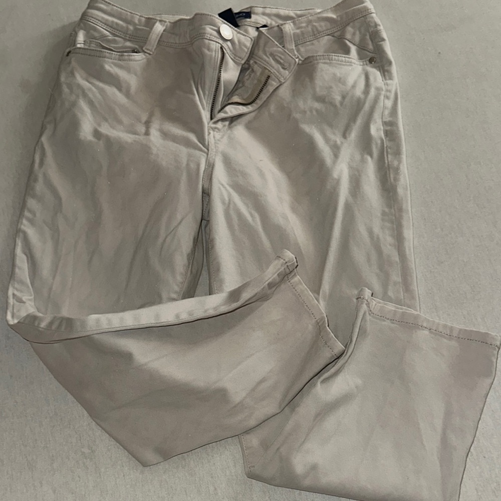 Kids Size 12 Bandolino Gray Chinos Classic Style.